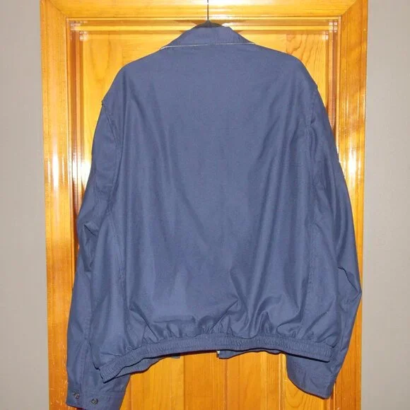 Polo Ralph Lauren Jacket Mens XXL Blue Harrington Plaid Lined Vintage - Picture 12 of 14